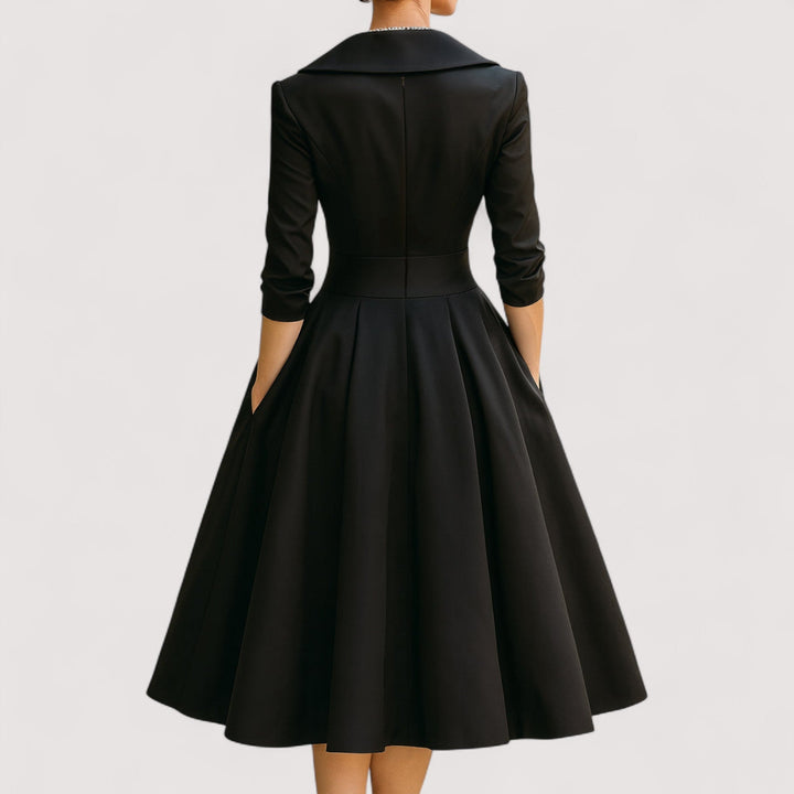 Lorenza | Midi satenska haljina