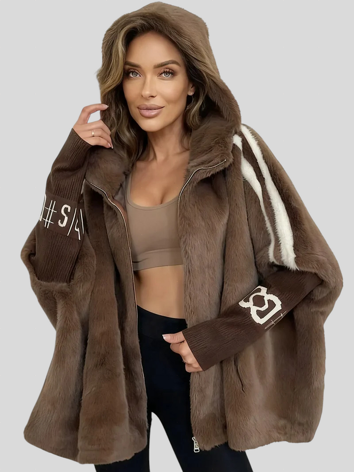 Beatrix – Elegantni Zimski Kaput s Krznom