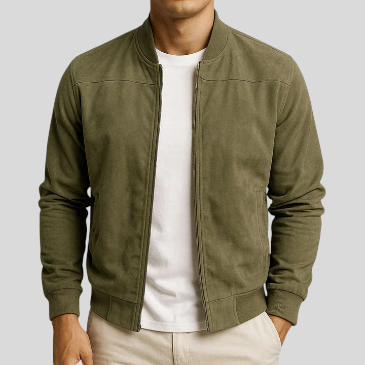 Domagoj - Klasična Suede Jakna – Elegancija Bez Kompromisa