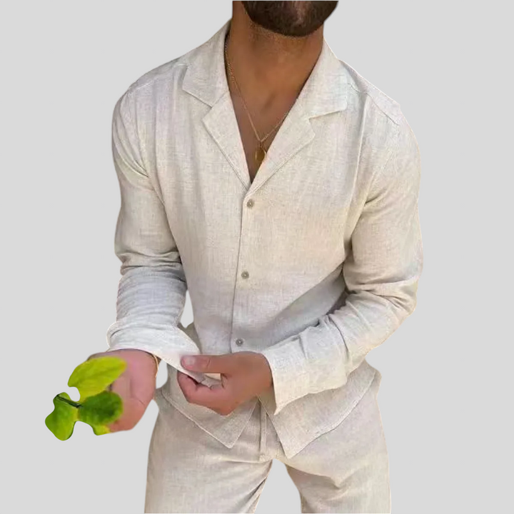 Zeus - Ljetno odijelo od lana za muškarce