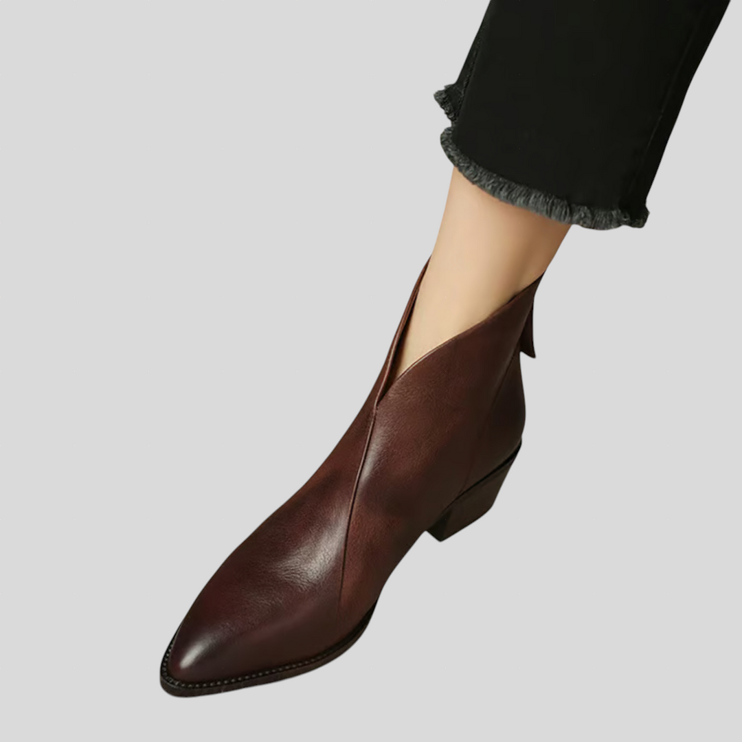 Lorena - Luksuzne Gležnjače S Niskom Petom