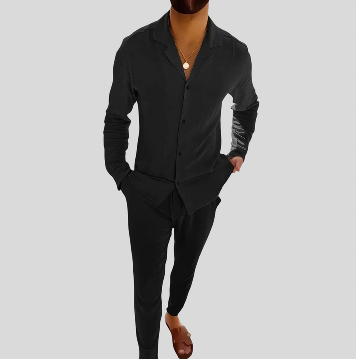 Zeus - Ljetno odijelo od lana za muškarce