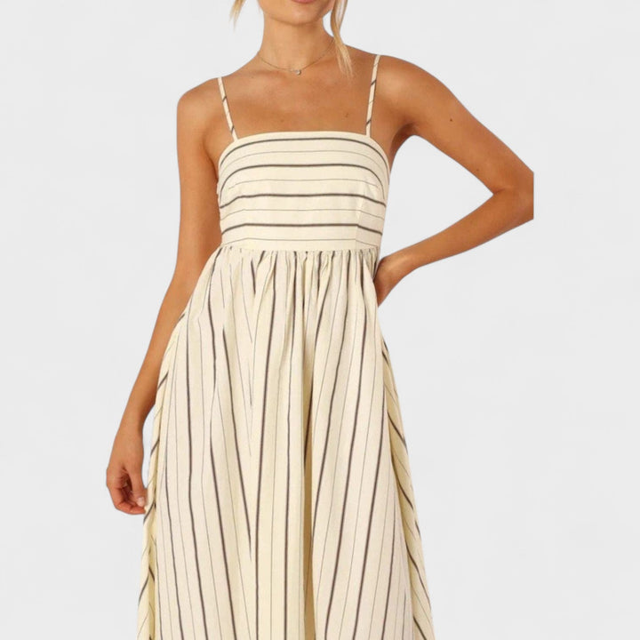 Isabel - Duga haljina s prugama