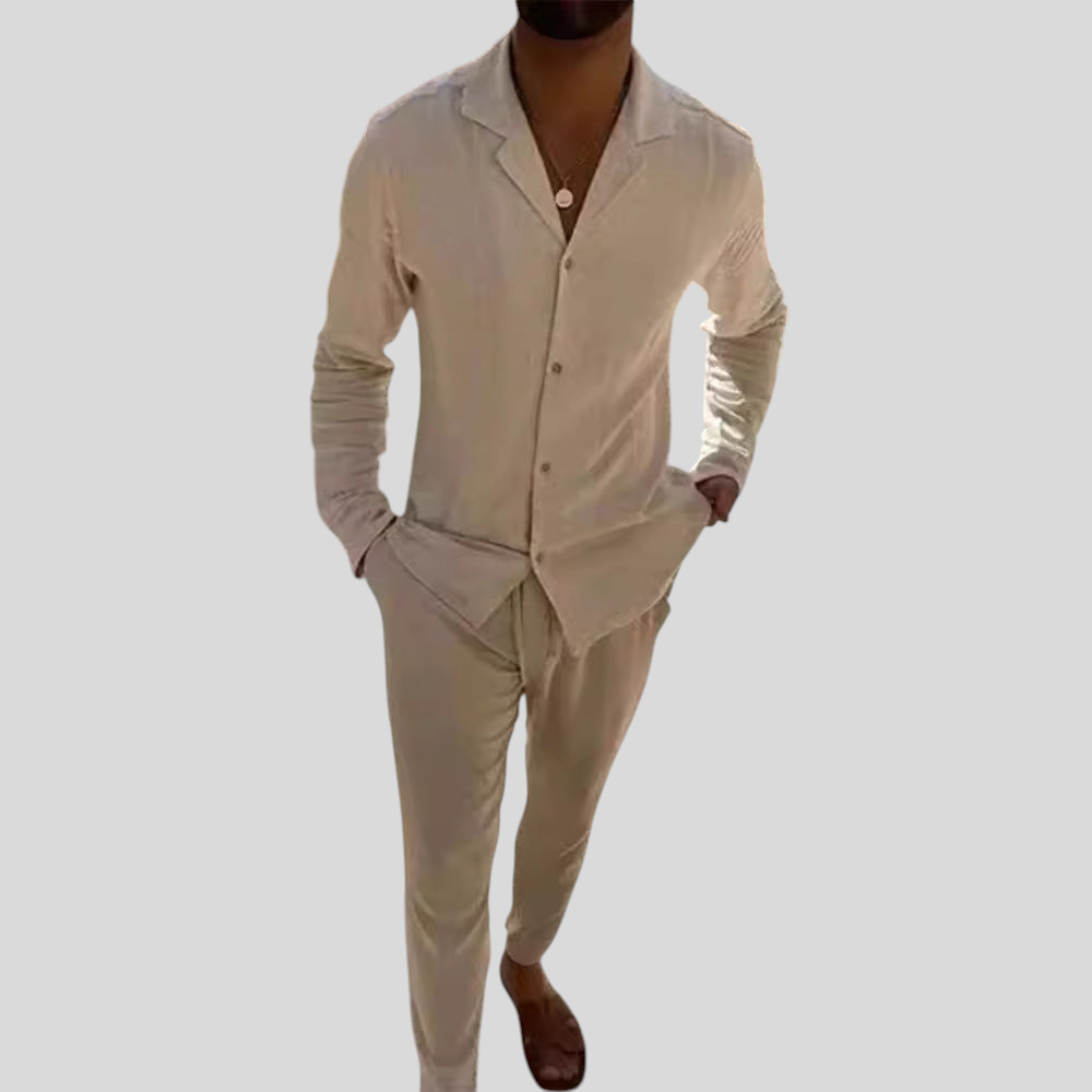 Zeus - Ljetno odijelo od lana za muškarce