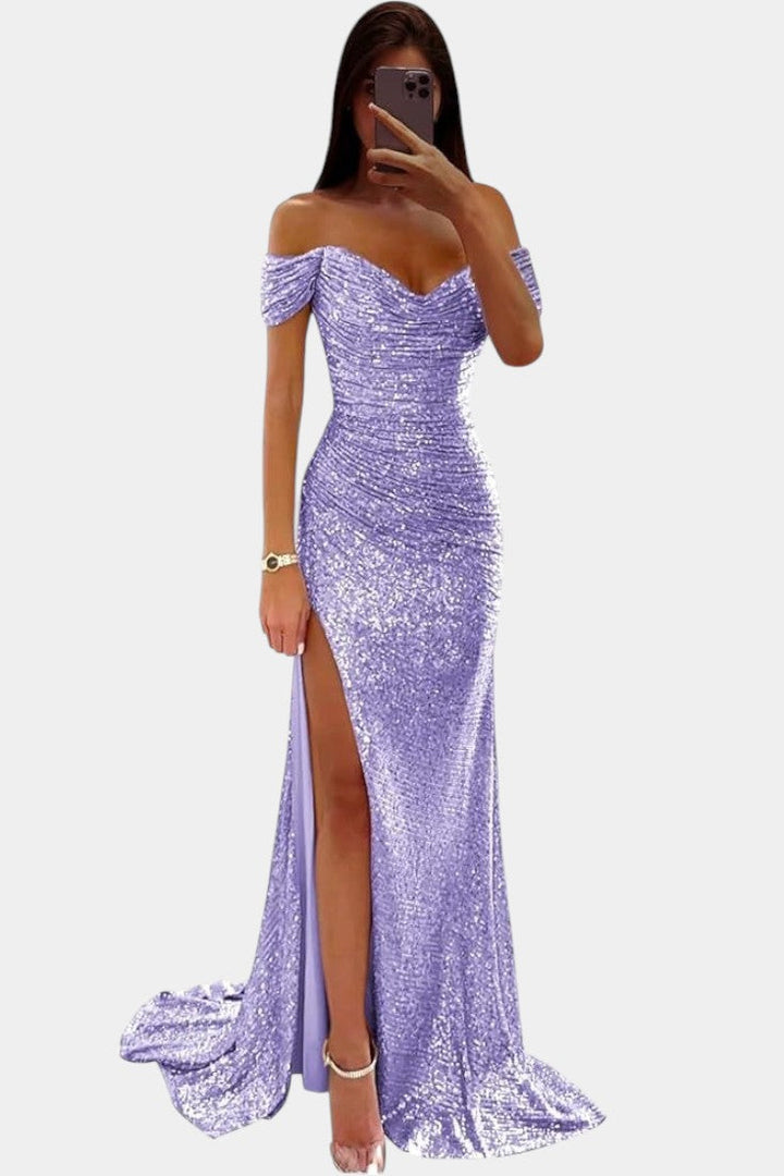 Renata Haljina Sirena bez naramenica s šljokicama