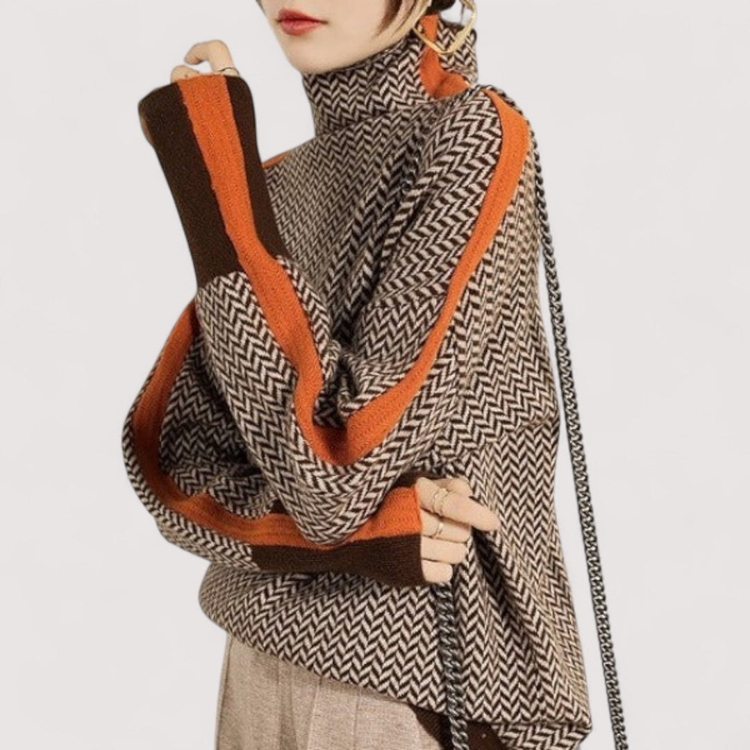 Gabriela | Rolka s upečatljivim kontrastnim prugama