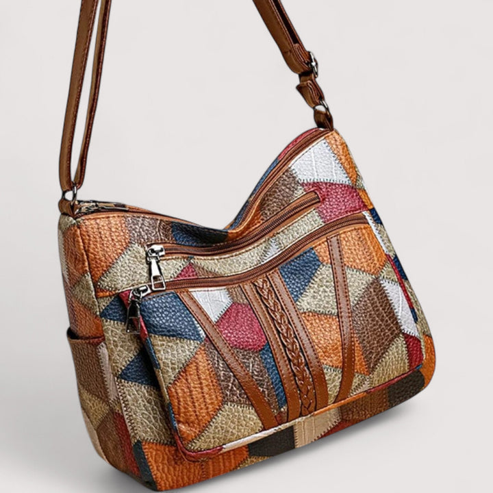 Zara | Mozaik kožna torba