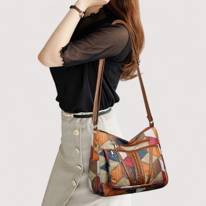 Zara | Mozaik kožna torba