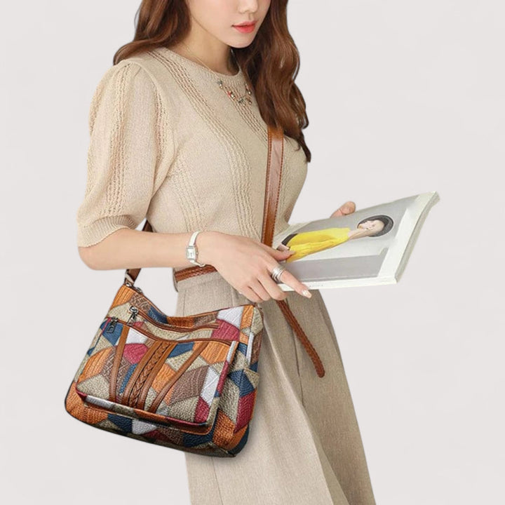 Zara | Mozaik kožna torba