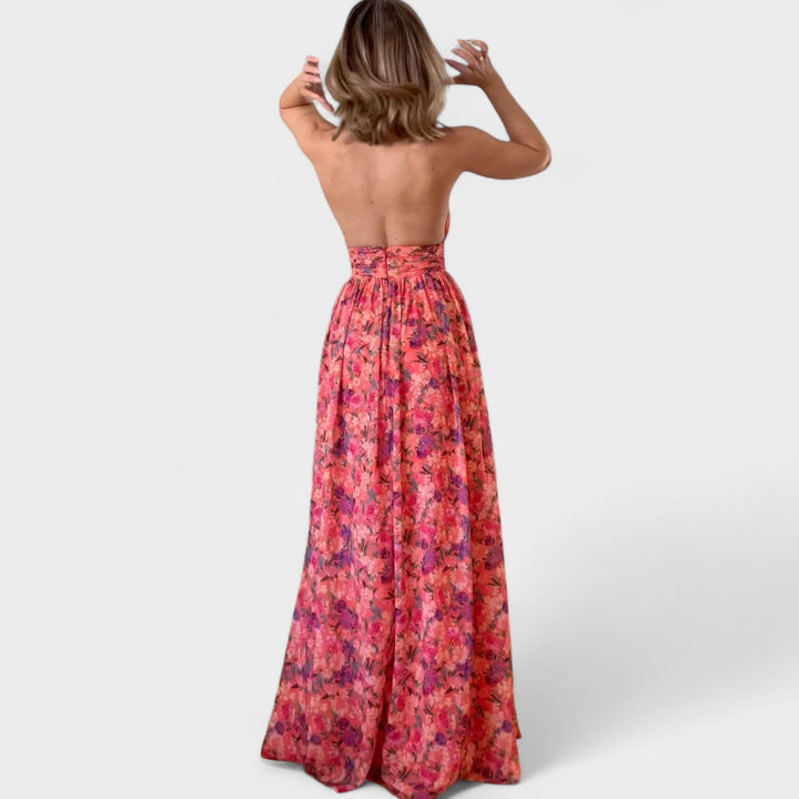 Floraria - Duga haljina s otvorenim leđima