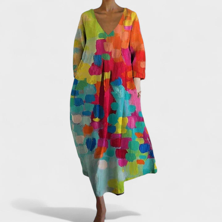 Jelena - Šarena haljina s printom