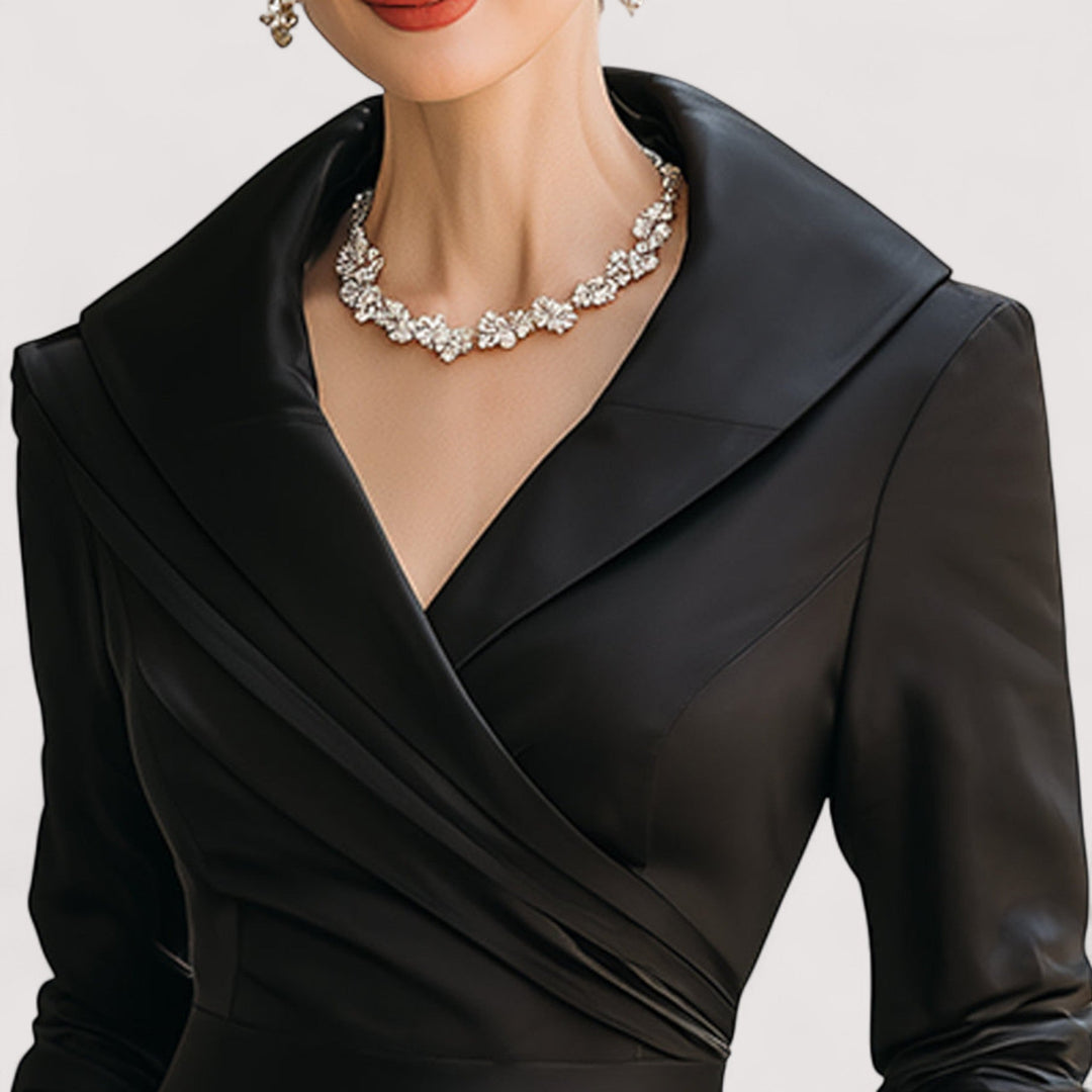 Lorenza | Midi satenska haljina