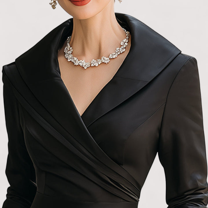 Lorenza | Midi satenska haljina