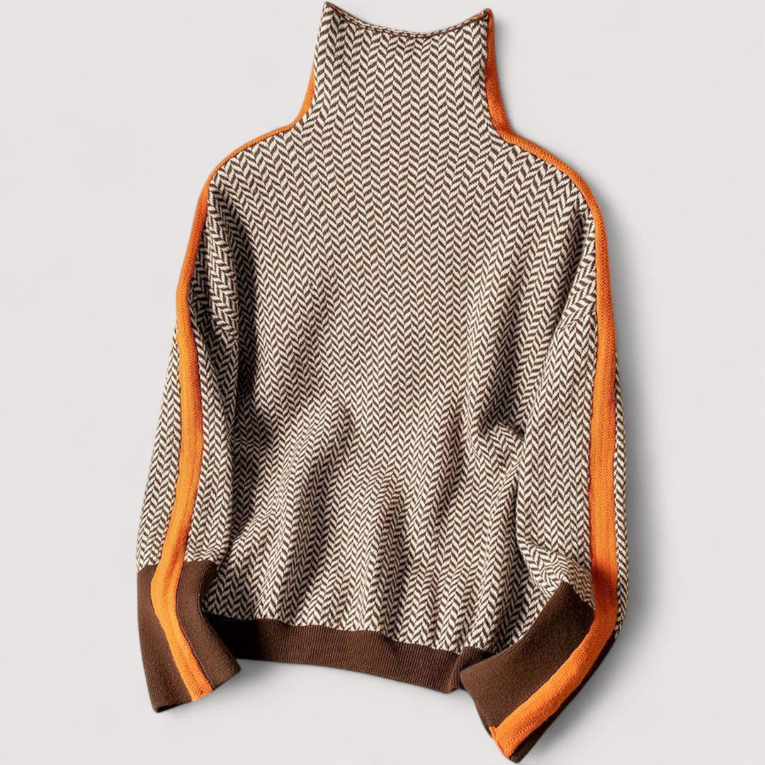 Gabriela | Rolka s upečatljivim kontrastnim prugama