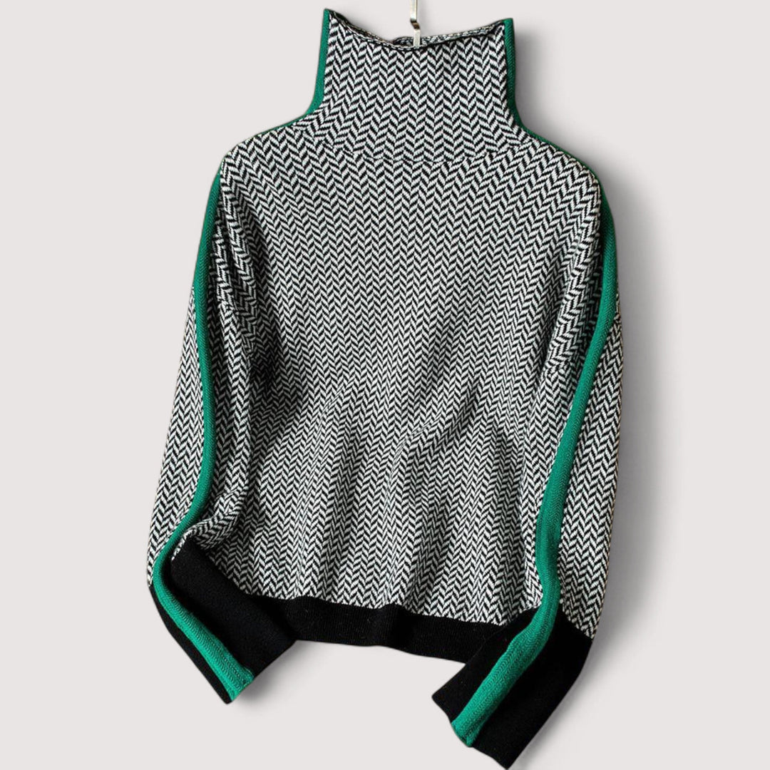 Gabriela | Rolka s upečatljivim kontrastnim prugama