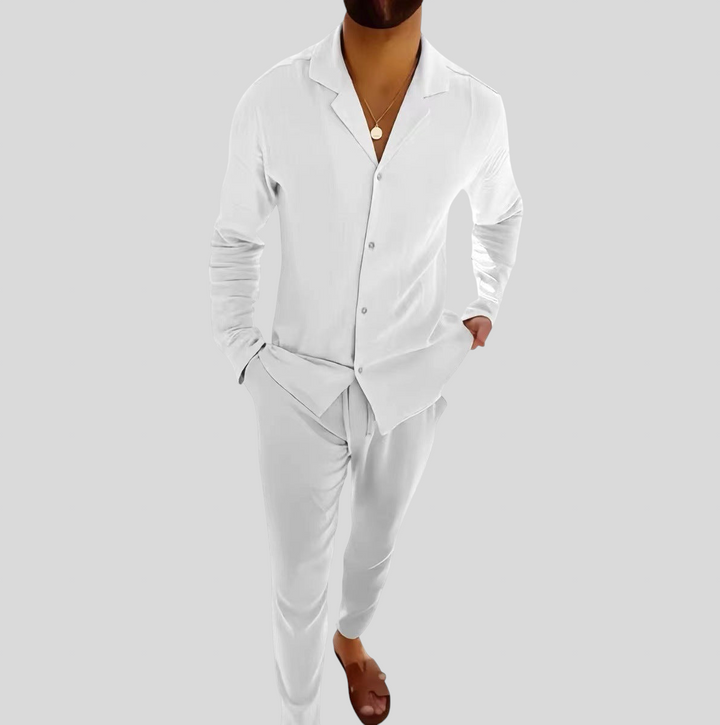 Zeus - Ljetno odijelo od lana za muškarce