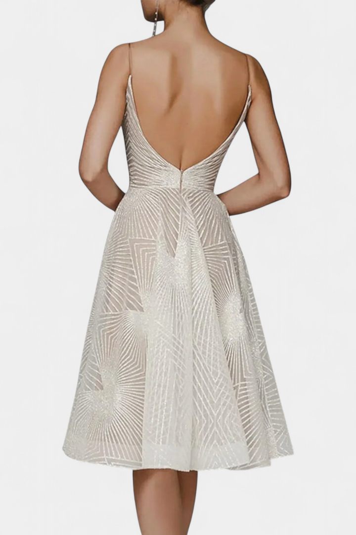 Dragana Duga Haljina s Vezenjem i A Krojem