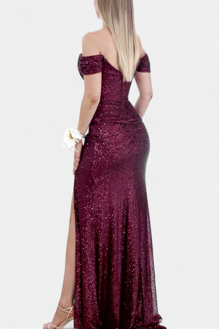 Renata Haljina Sirena bez naramenica s šljokicama