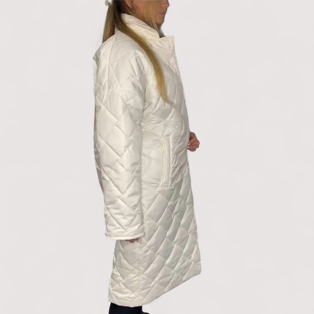 Ofira | Reverzibilni prošiveni kaput s podstavom leoparda