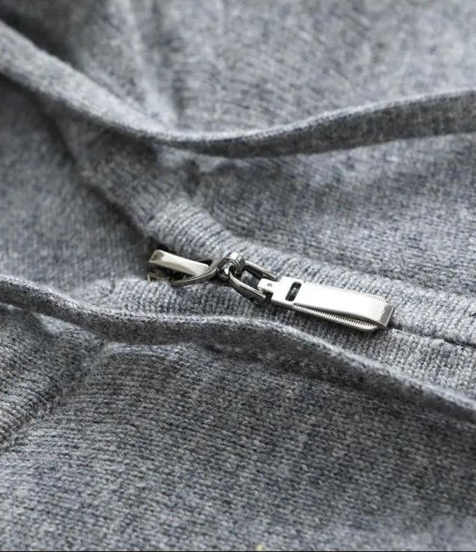 Javier - Kapuljača od kašmira s patentnim zatvaračem