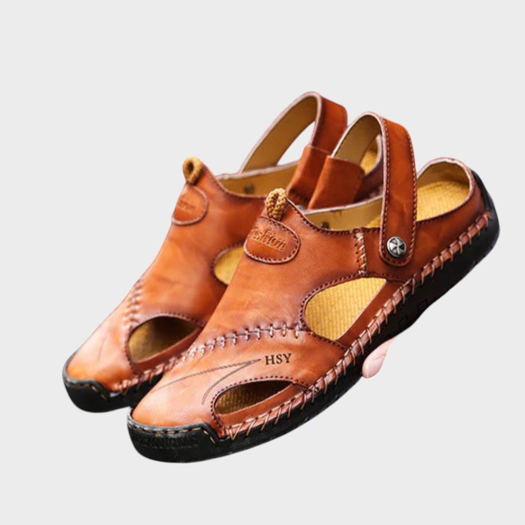 Lars - Premium Ortopædiske Lædersandaler