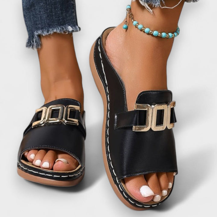 Jelena - Udobne sandale s potplatom na petu