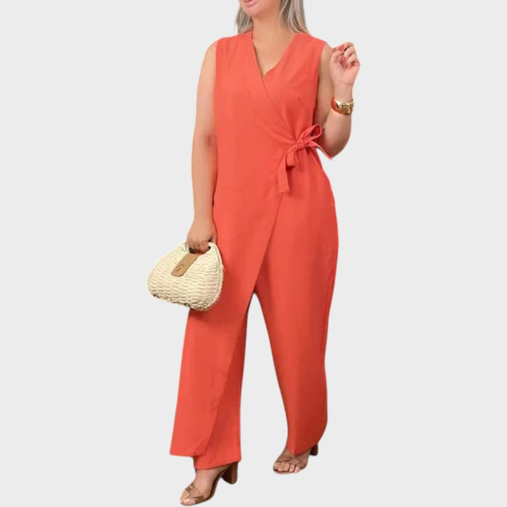 Dragana -  Elegantni kombinezon s V-izrezom