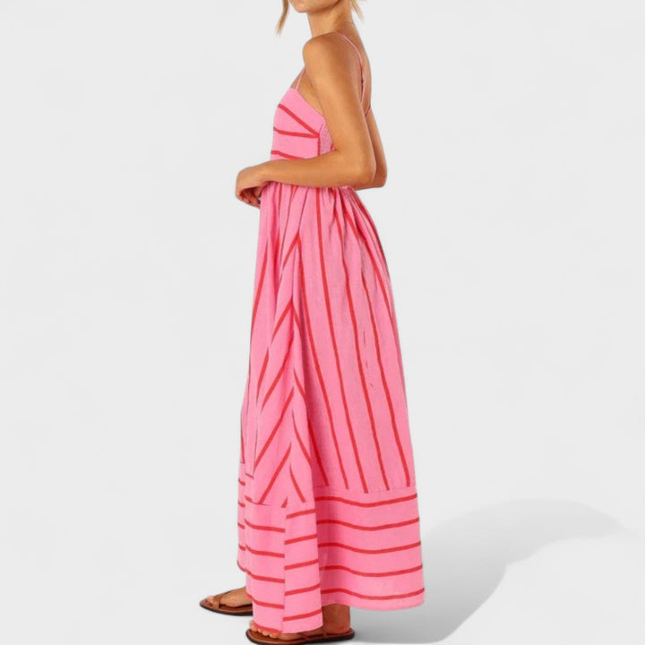 Isabel - Duga haljina s prugama